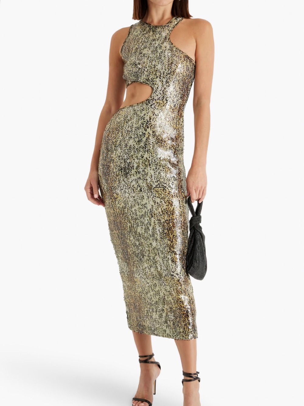 Stella McCartney Sequin Bodycon Midi Dress size 38IT - US 2